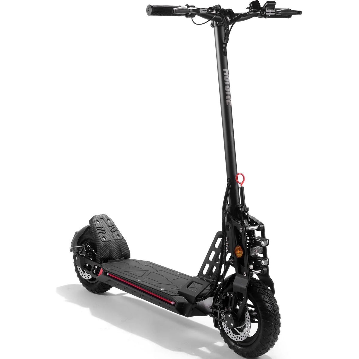 MotoTec Free Ride 48V 600W Lithium Electric Scooter — Black supplier product view 6
