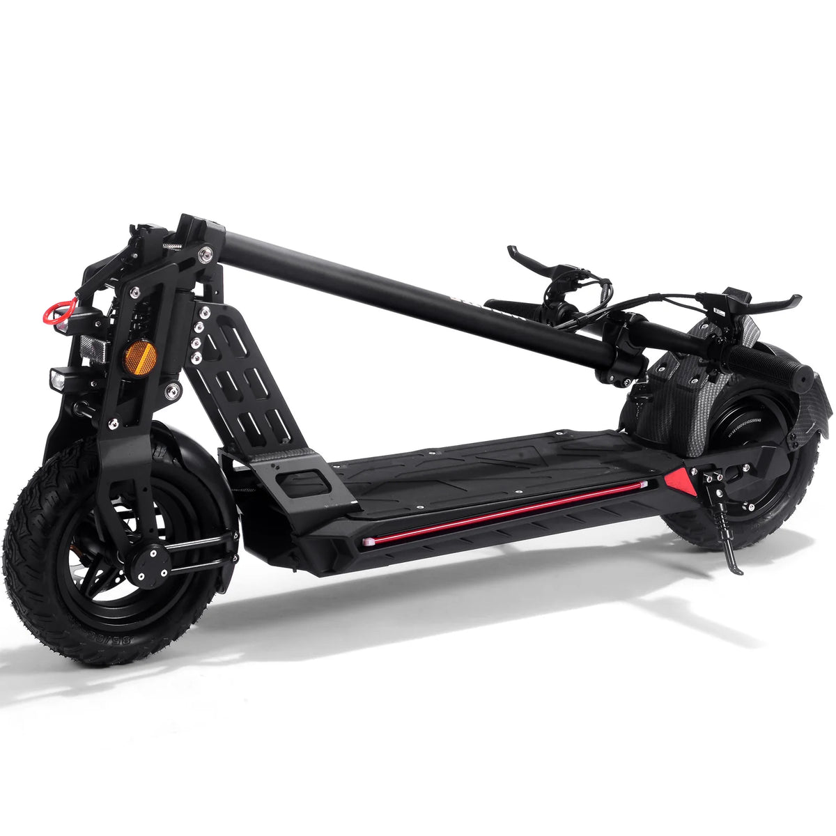 MotoTec Free Ride 48V 600W Lithium Electric Scooter — Black supplier product view 7
