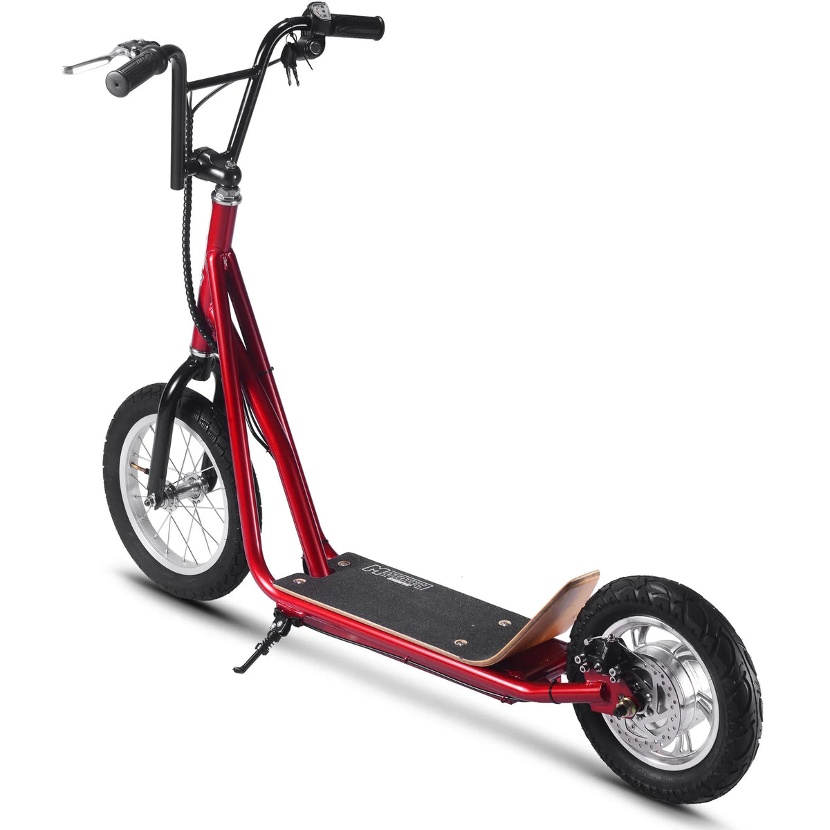 MotoTec Groove 36V 350W Big Wheel Lithium Electric Scooter — Red supplier product view 4