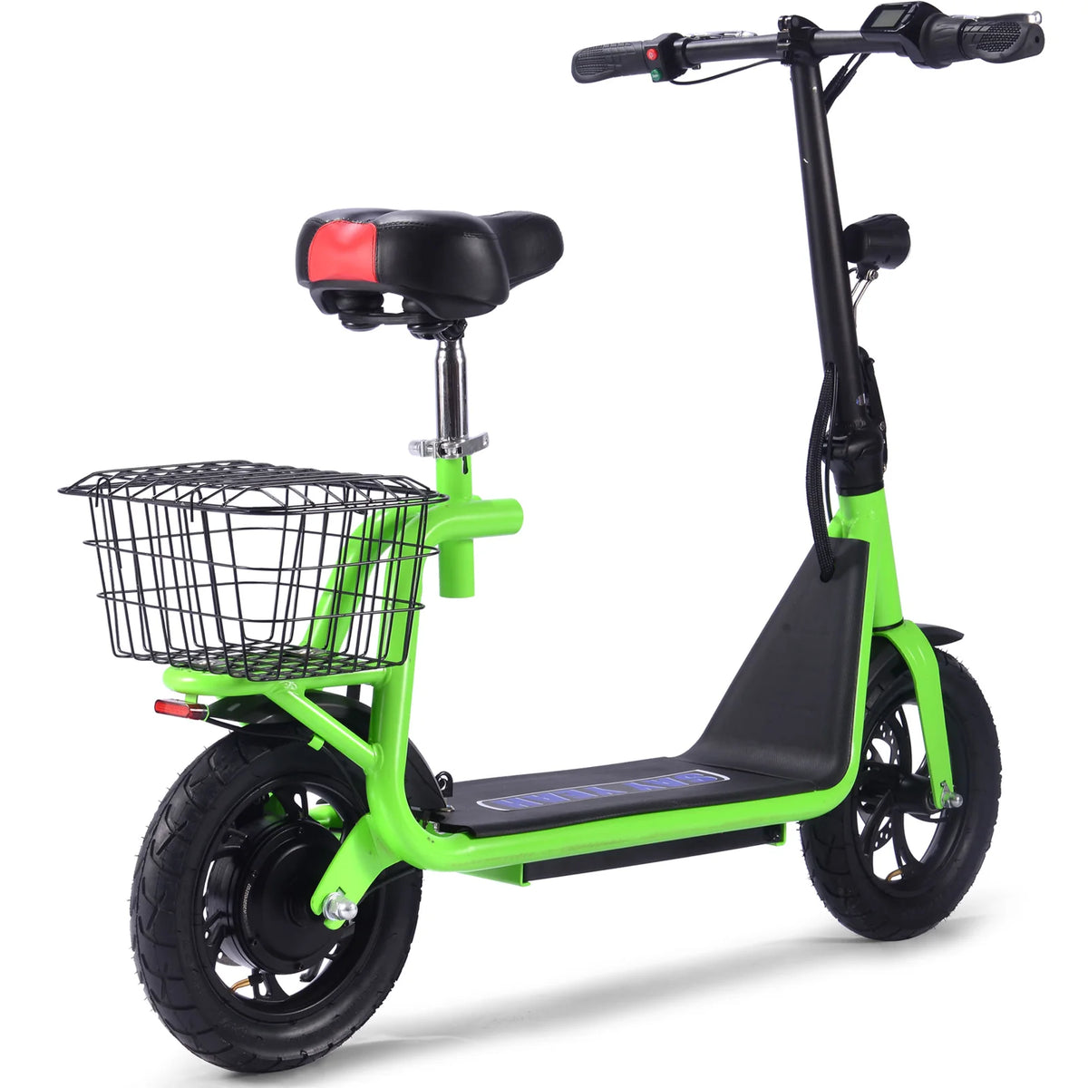 MotoTec Metro 36V 500W Lithium Electric Scooter — Green supplier product view 4