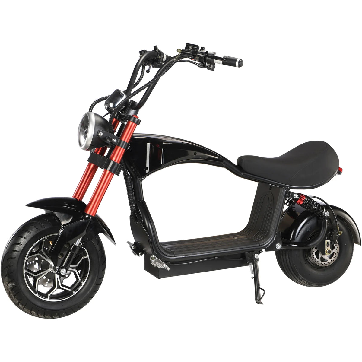 MotoTec Mini Lowboy 48V 800W Lithium Scooter — Black supplier product view 4