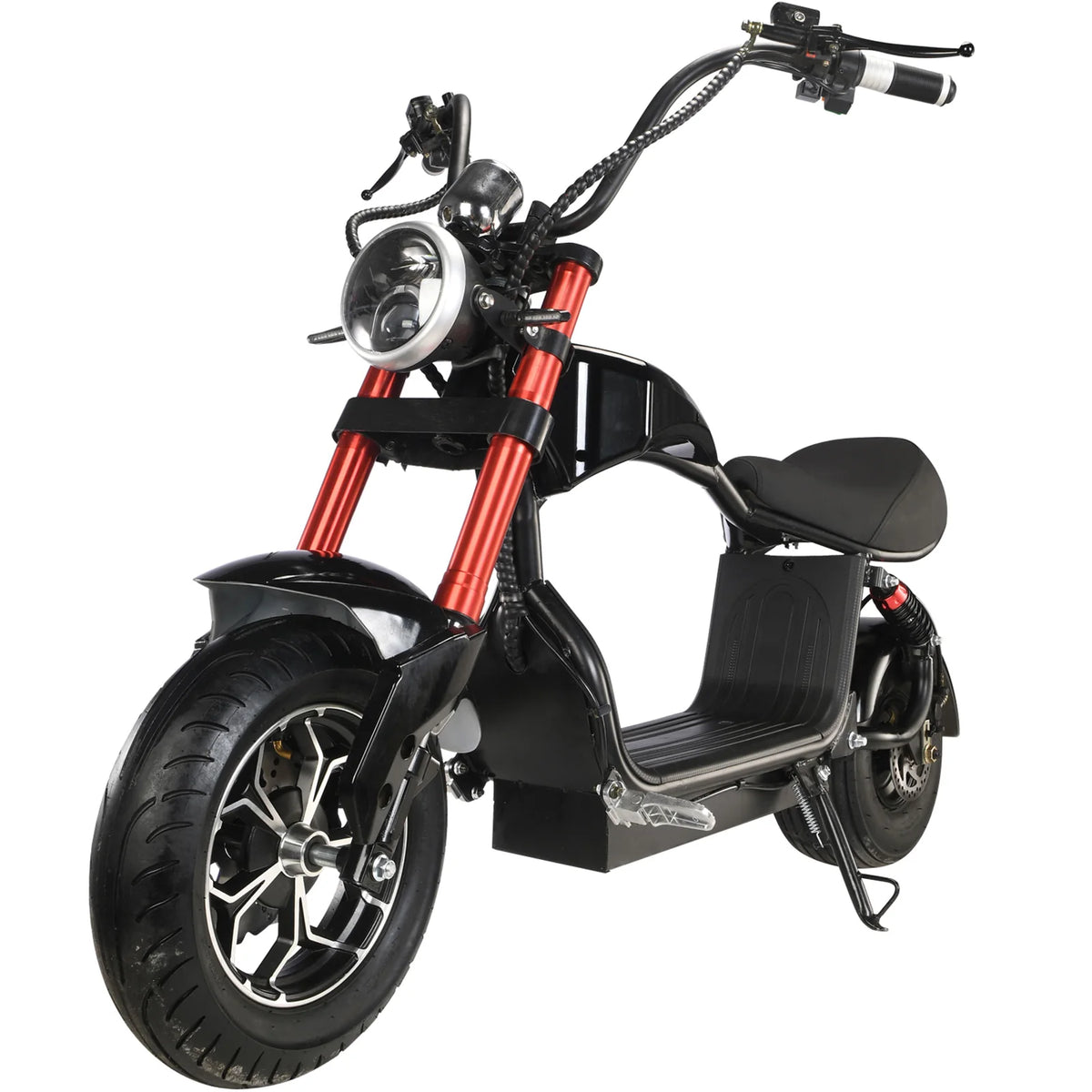 MotoTec Mini Lowboy 48V 800W Lithium Scooter — Black supplier product view 5