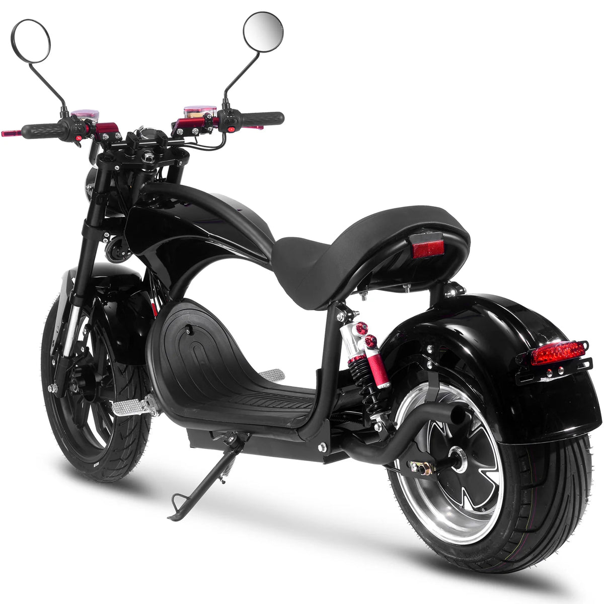 MotoTec Raven 60V 30ah 2500W Lithium Electric Scooter — Black supplier product view 4