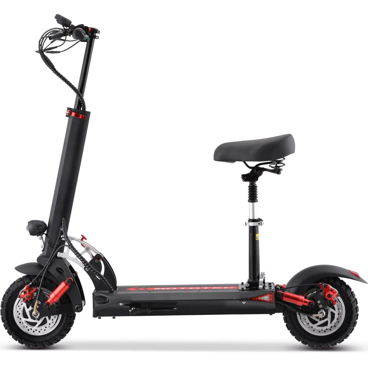 MotoTec Thor 60V 2400W Lithium Electric Scooter — Black supplier product view 2