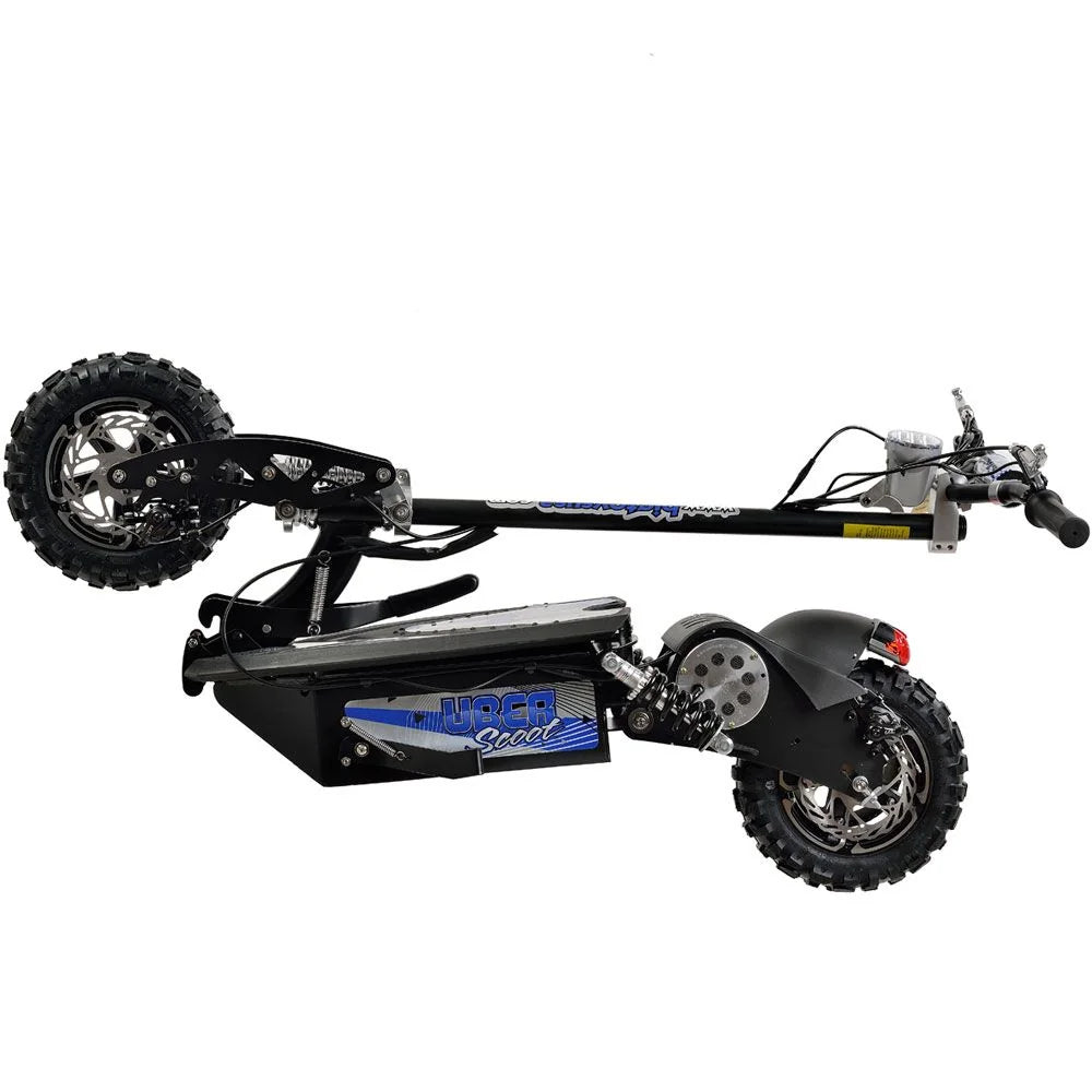 MotoTec/UberScoot 1600W Electric Scooter — Black supplier product view 3