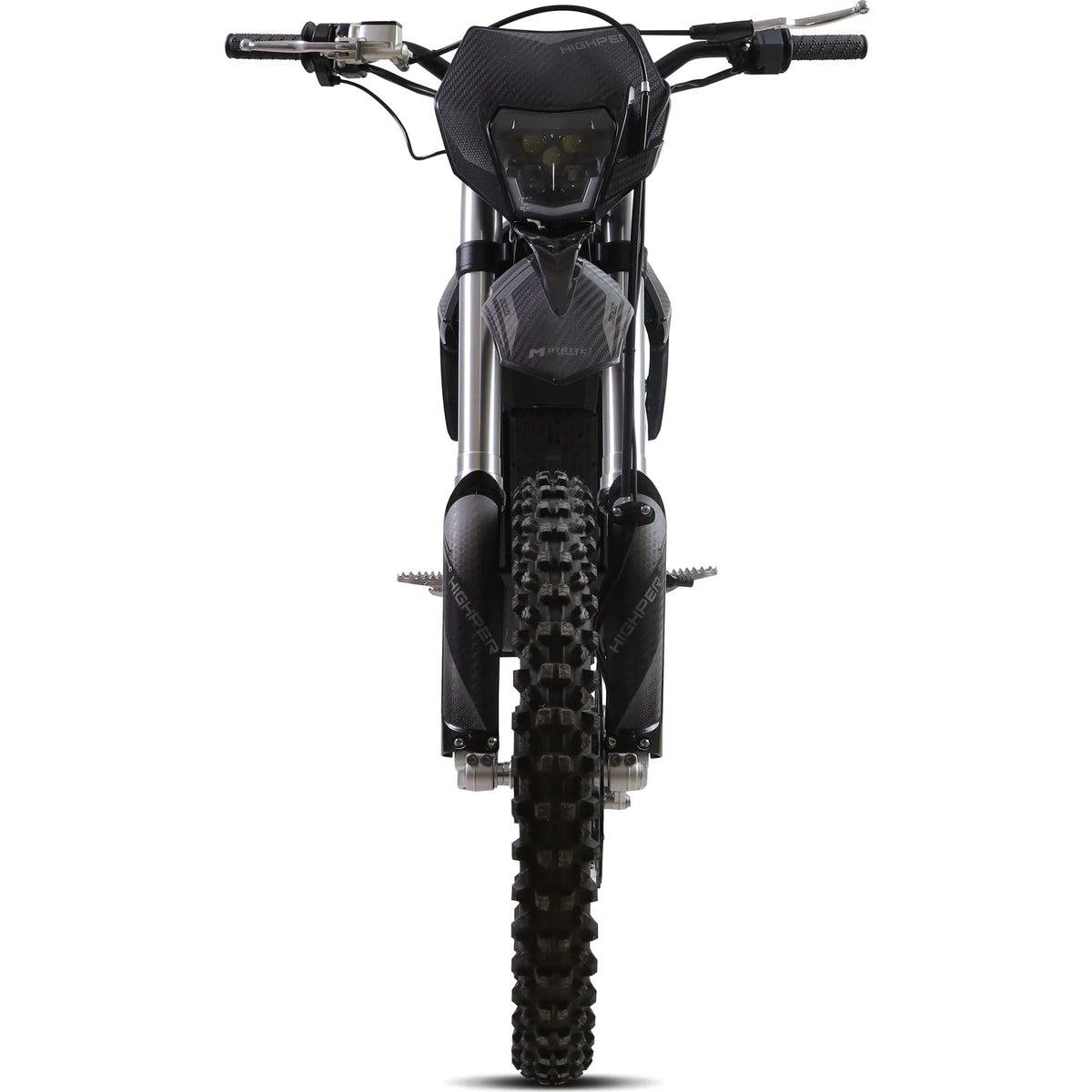 MotoTec Venom 72V 12000W Peak Electric Dirt Bike — Black supplier product view 7