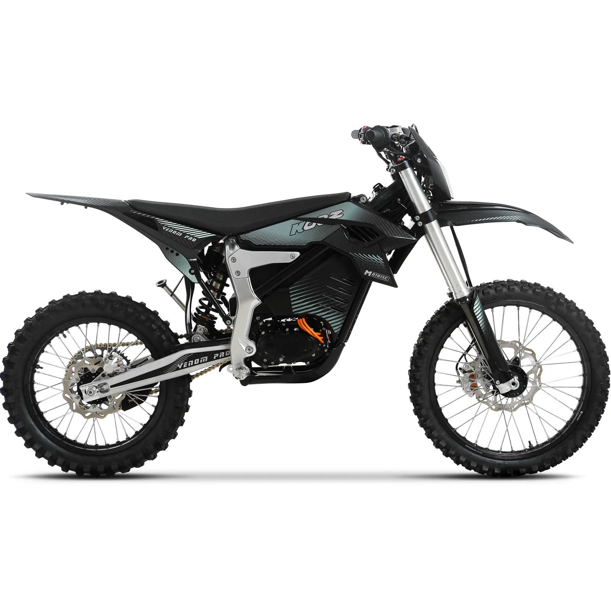 MotoTec Venom 72V 30000W Peak Electric Dirt Bike — Black supplier product view 6
