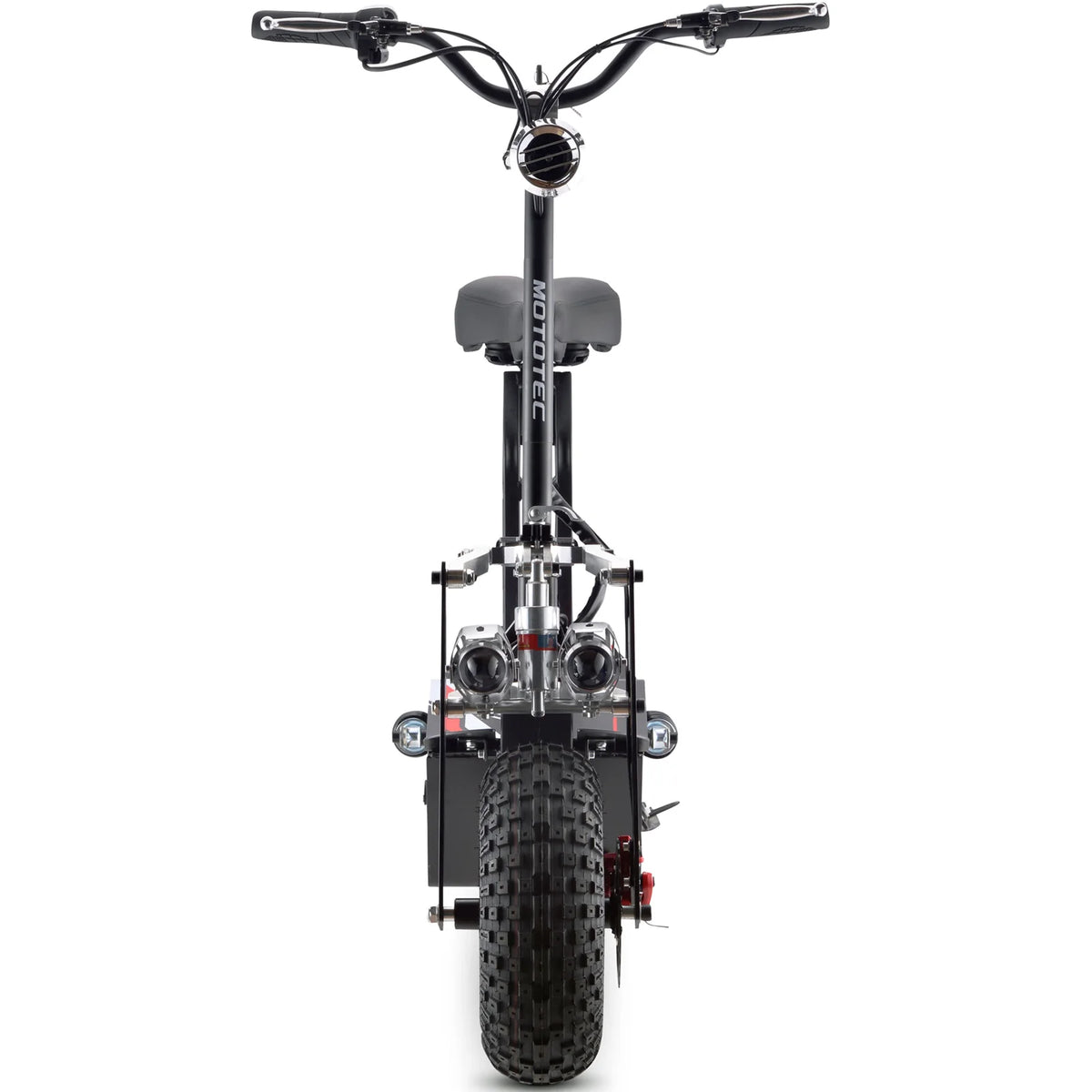 MotoTec Vulcan 48V 1600W Electric Scooter — Black supplier product view 5