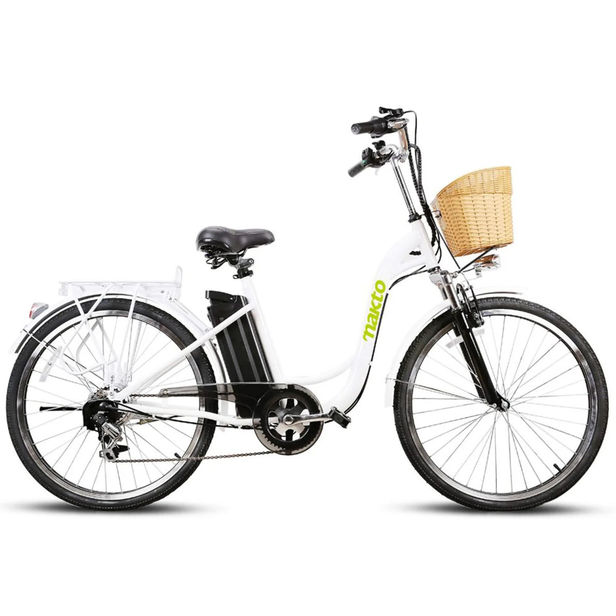 NAKTO Camel 2 white step-through electric bike view