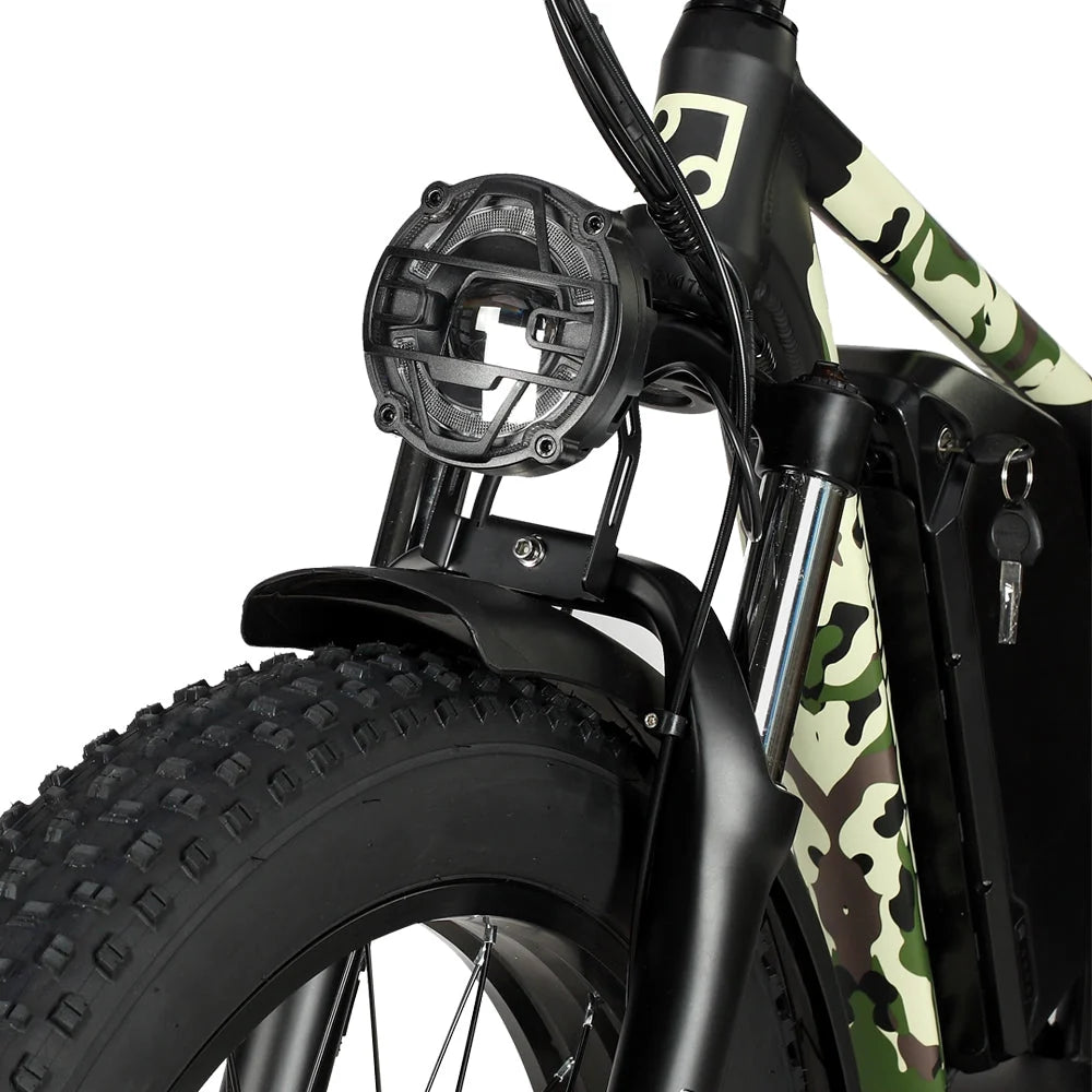 PHILODO Forester headlight and suspension fork
