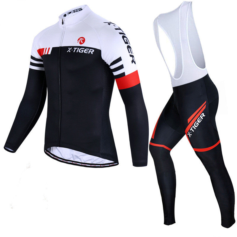 Men’s Winter Cycling Jersey and Bib-Tights Set