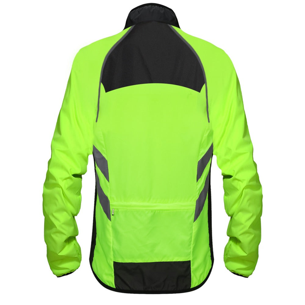 Cycling Windbreaker with Reflective Details