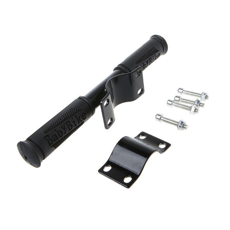 Black scooter stem grip bar and clamp — supplier reference