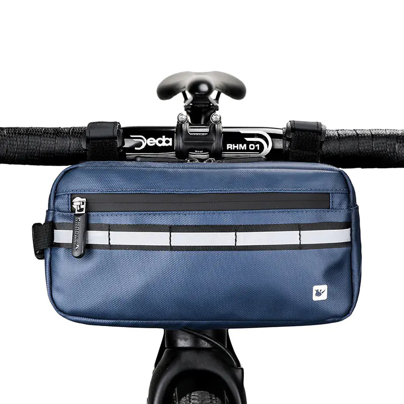 Blue — Bicycle Handlebar Storage Bag — Three Colours