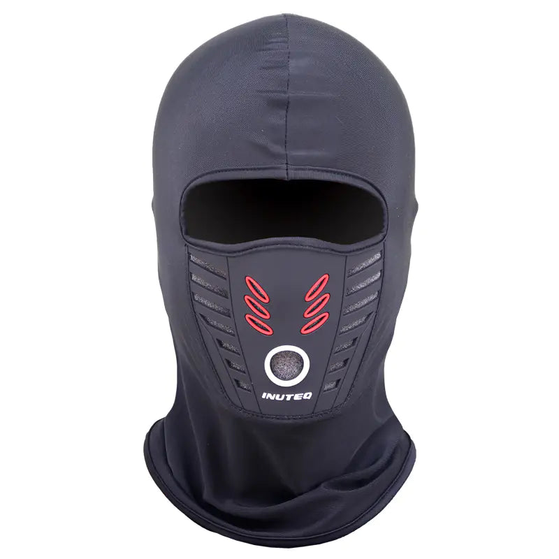 Black cycling face cover — exact supplier option