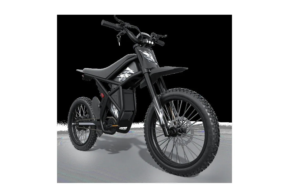 Riding Times GT73 electric dirt bike front right three-quarter view