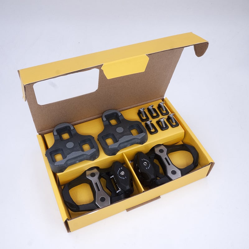 Road Bicycle Clip-In Pedal and Cleat Set