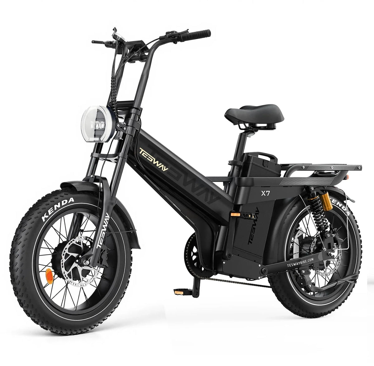 TESWAY X7 AWD electric bike front view