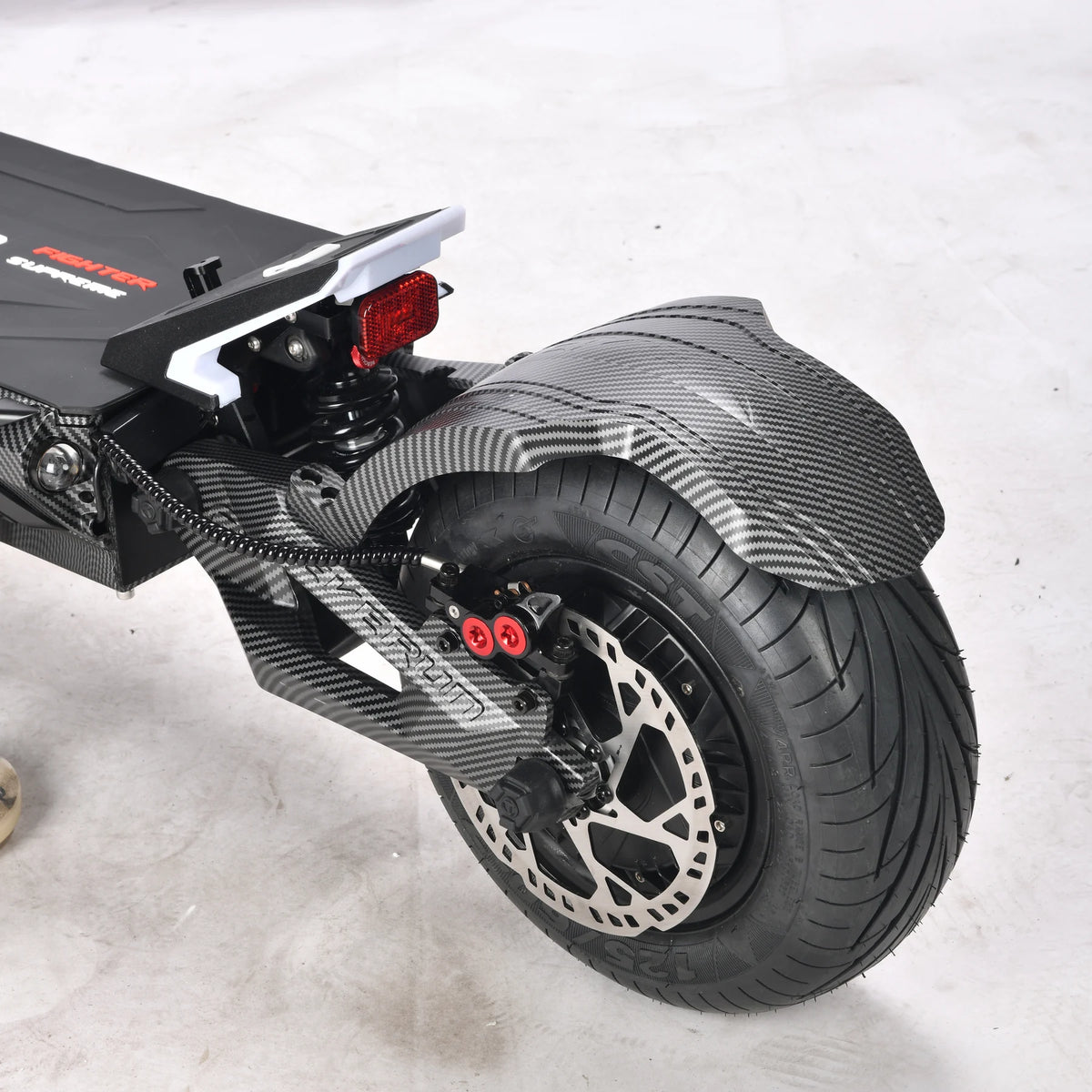 TEVERUN fighter supreme 7260r rear motor, disc brake and suspension