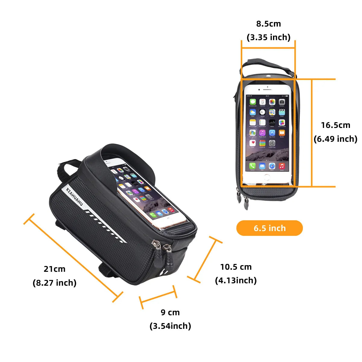 Top-Tube Bicycle Phone Bag