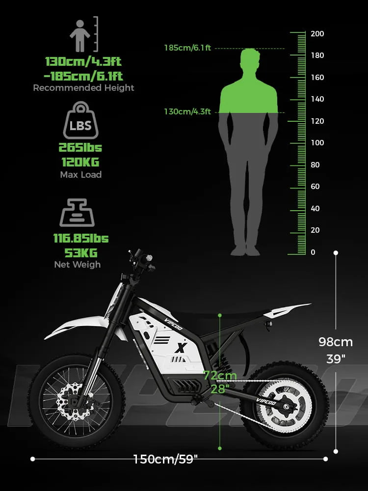 VIPCOO H2 alloy frame and off-road tyres