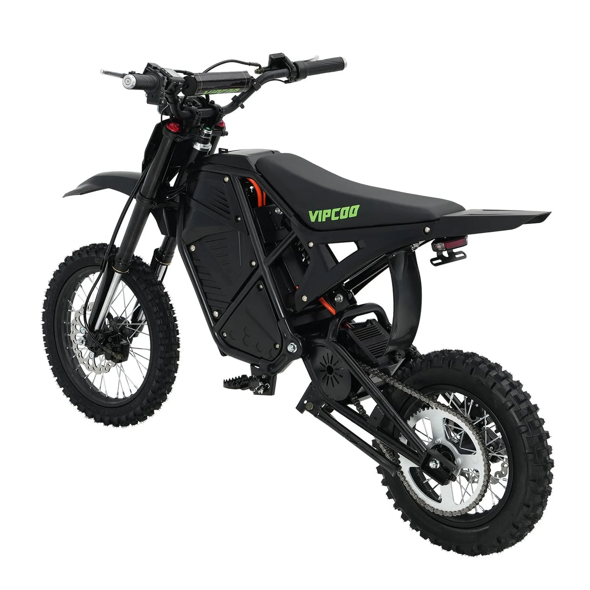 VIPCOO H3 electric dirt bike frame and battery