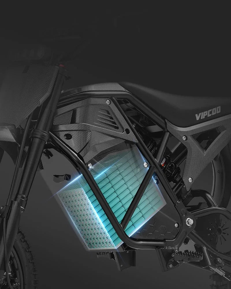 VIPCOO H3 electric dirt bike controls