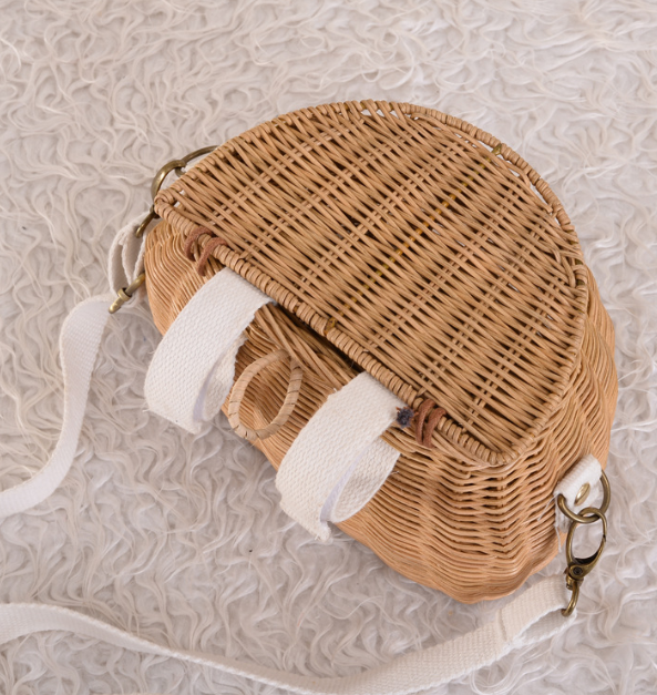 Woven Bicycle Basket Bag