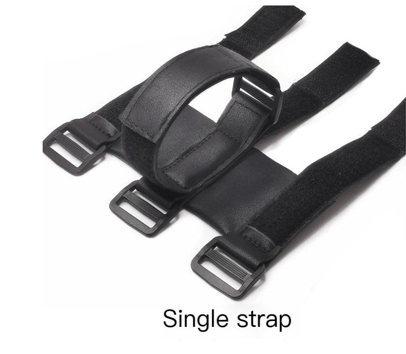 One-strap bicycle speaker mounting holder; speaker not included