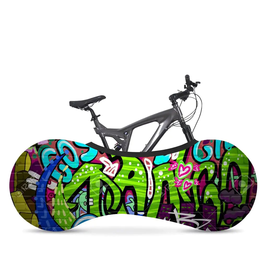 Bicycle wheel dust cover, supplier 2style; bicycle illustrates coverage