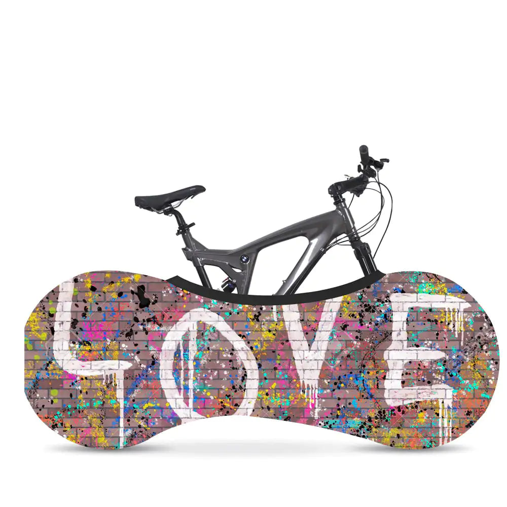 Bicycle wheel dust cover, supplier 3style; bicycle illustrates coverage