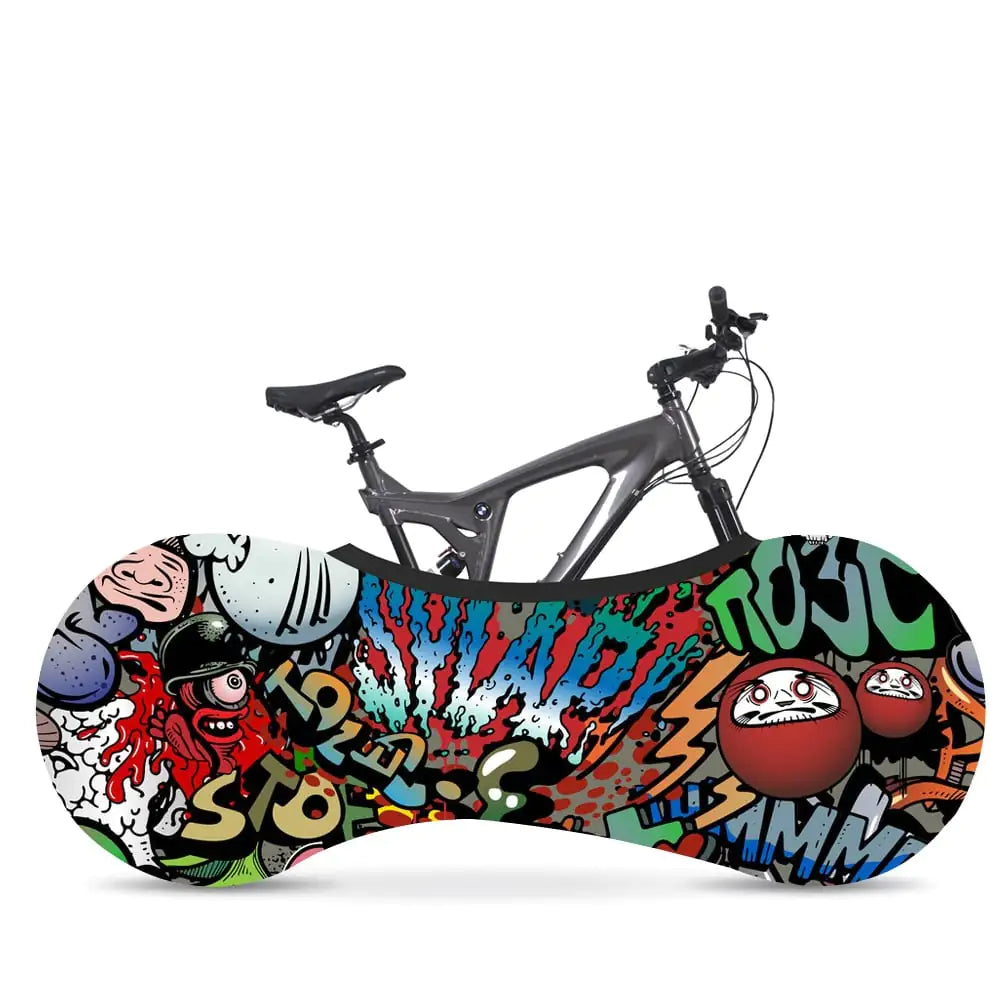 Bicycle wheel dust cover, supplier 8style; bicycle illustrates coverage