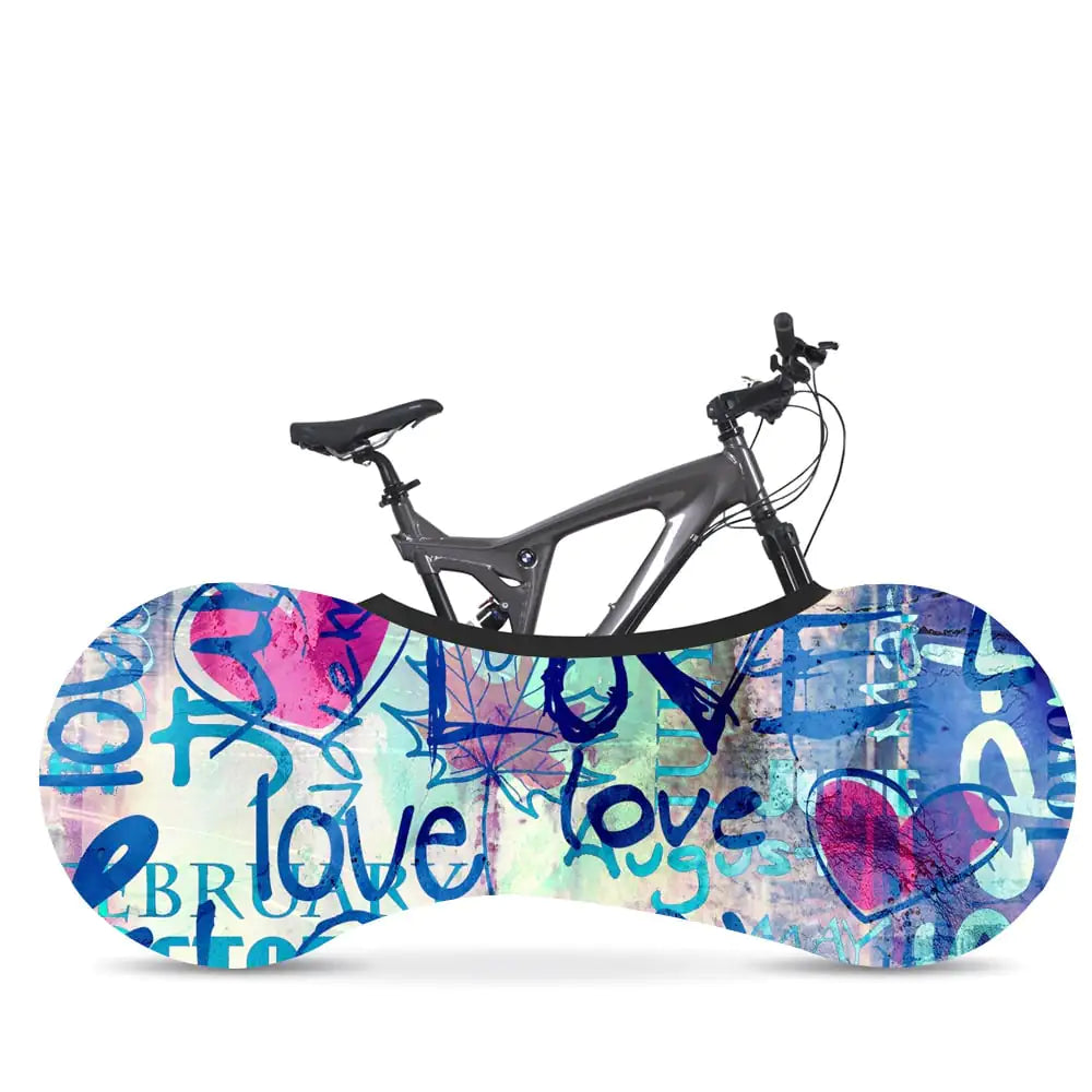 Bicycle wheel dust cover, supplier Style9.; bicycle illustrates coverage