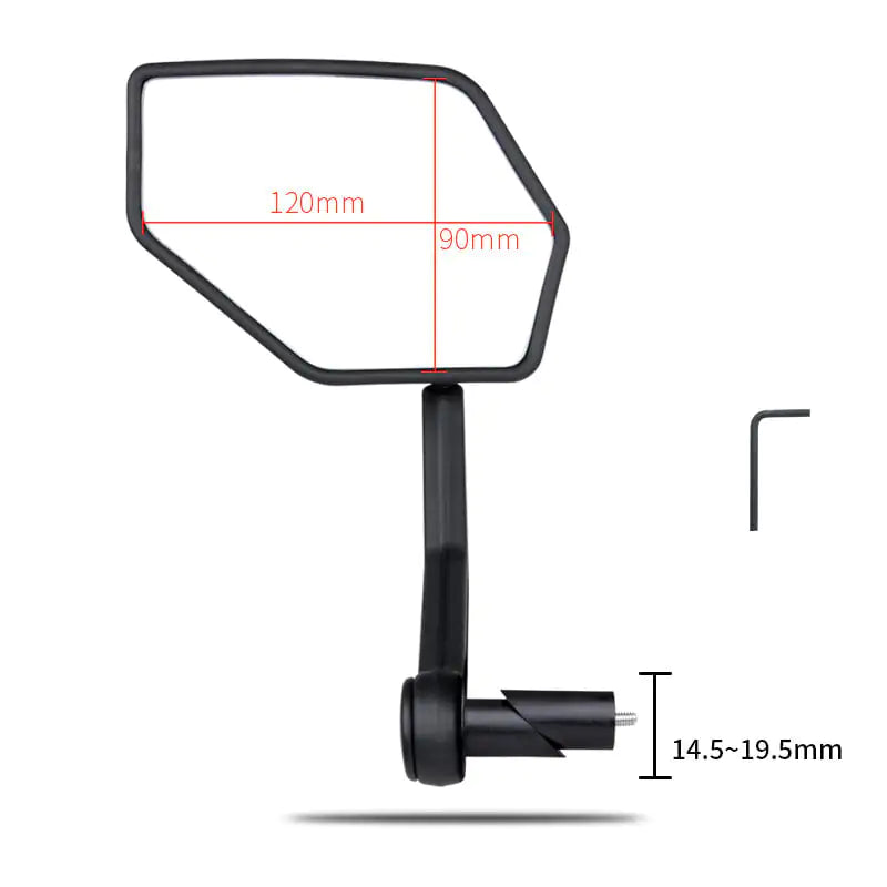Rotatable Wide-Angle HD Bicycle Mirror