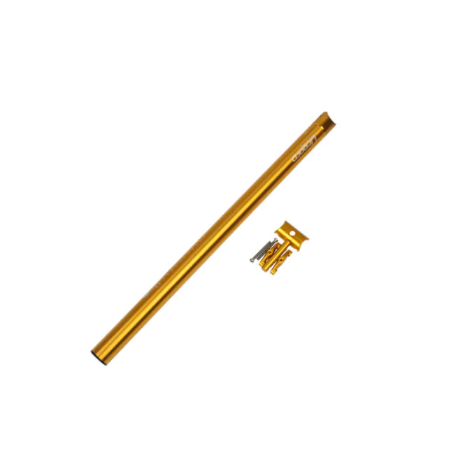 Gold bicycle seatpost — supplier photo