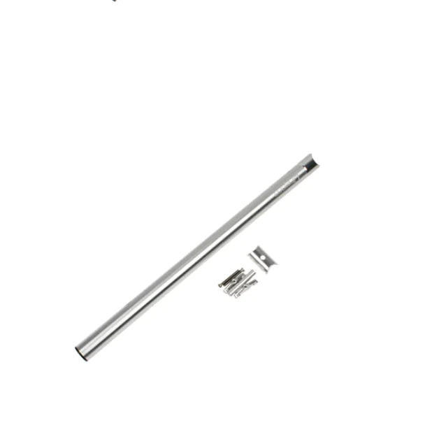Silver bicycle seatpost — supplier photo