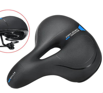 Bicycle saddle, supplier Blue / Spring option