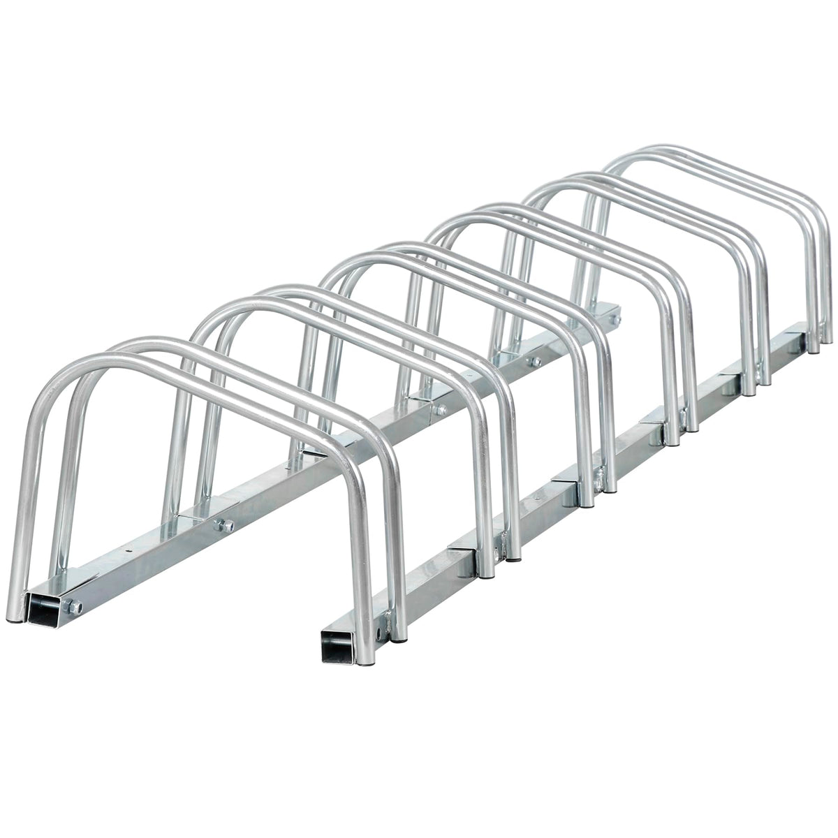ZENY Six-Bike Floor Parking Rack