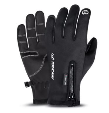 Zip-Cuff Cycling Gloves