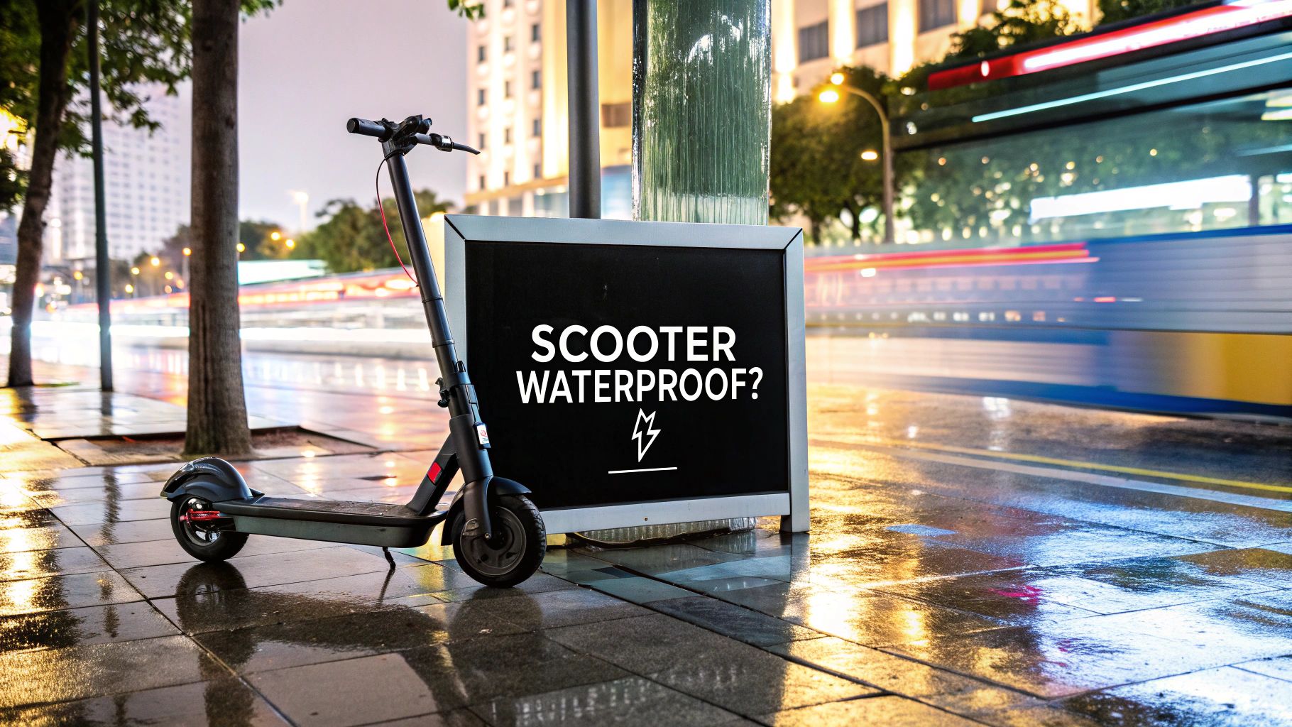 Are electric scooters waterproof: are electric scooters waterproof?
