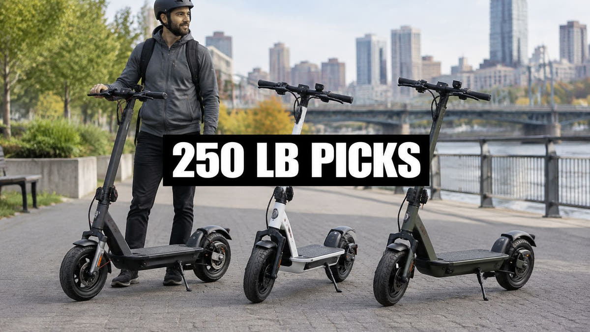 Best Electric Scooter for Adults 250 Lbs: 7 Picks for 2026