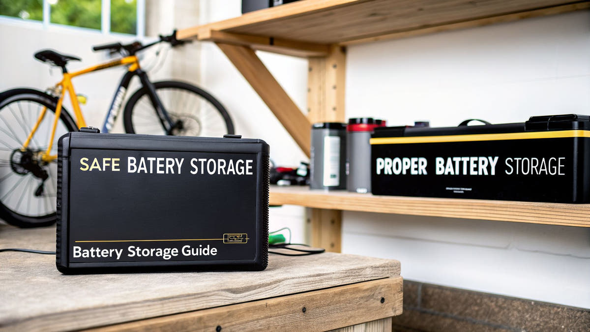 Your Guide to Proper Electric Bike Battery Storage