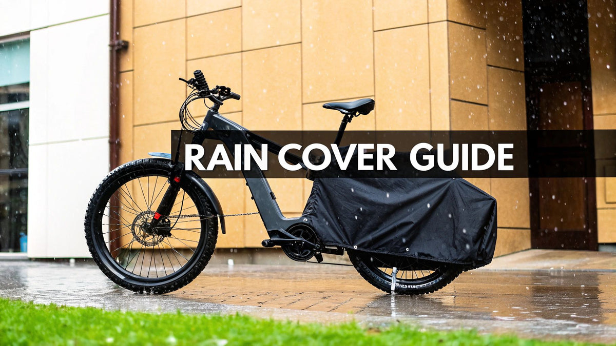 Copertura Antipioggia Per Bicicletta Elettrica, Impermeabile E Antipolvere, In PVC, Universale, 200x110 Cm, Colore Nero - 5