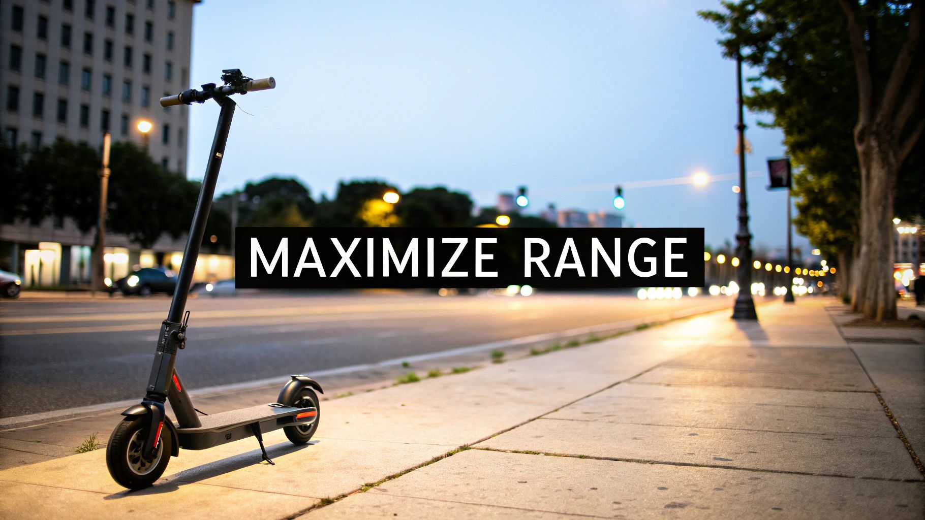 Electric Scooter with Range: How to maximize electric scooter with range