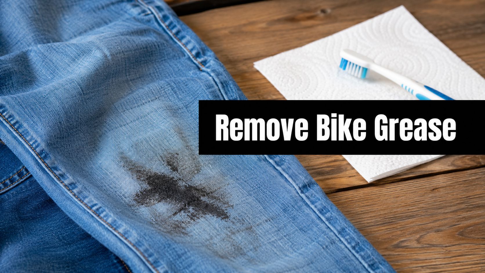 How to Remove Bicycle Grease from Clothes