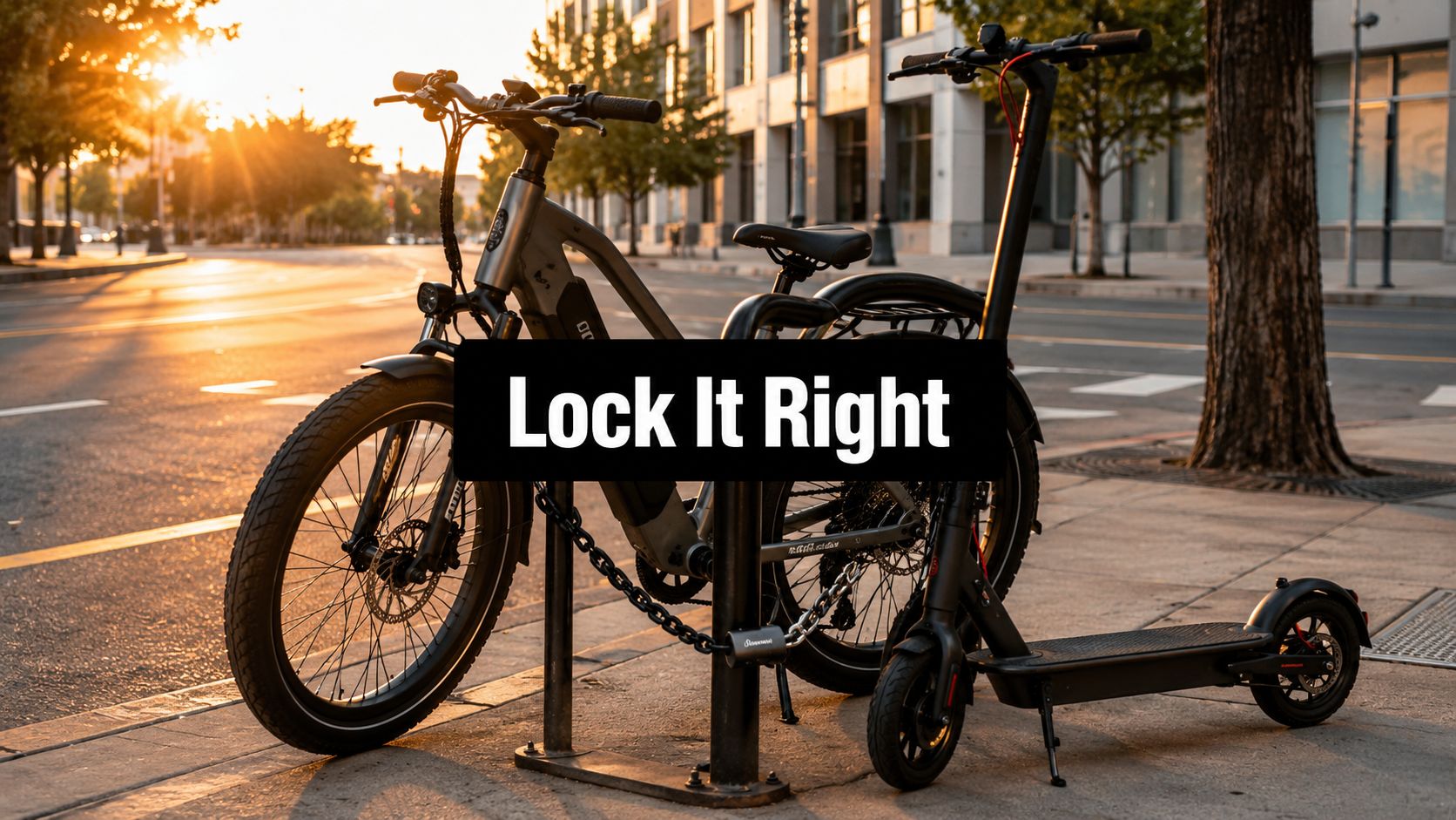 How to Use Bike Lock on E-Bikes & Scooters in 2026