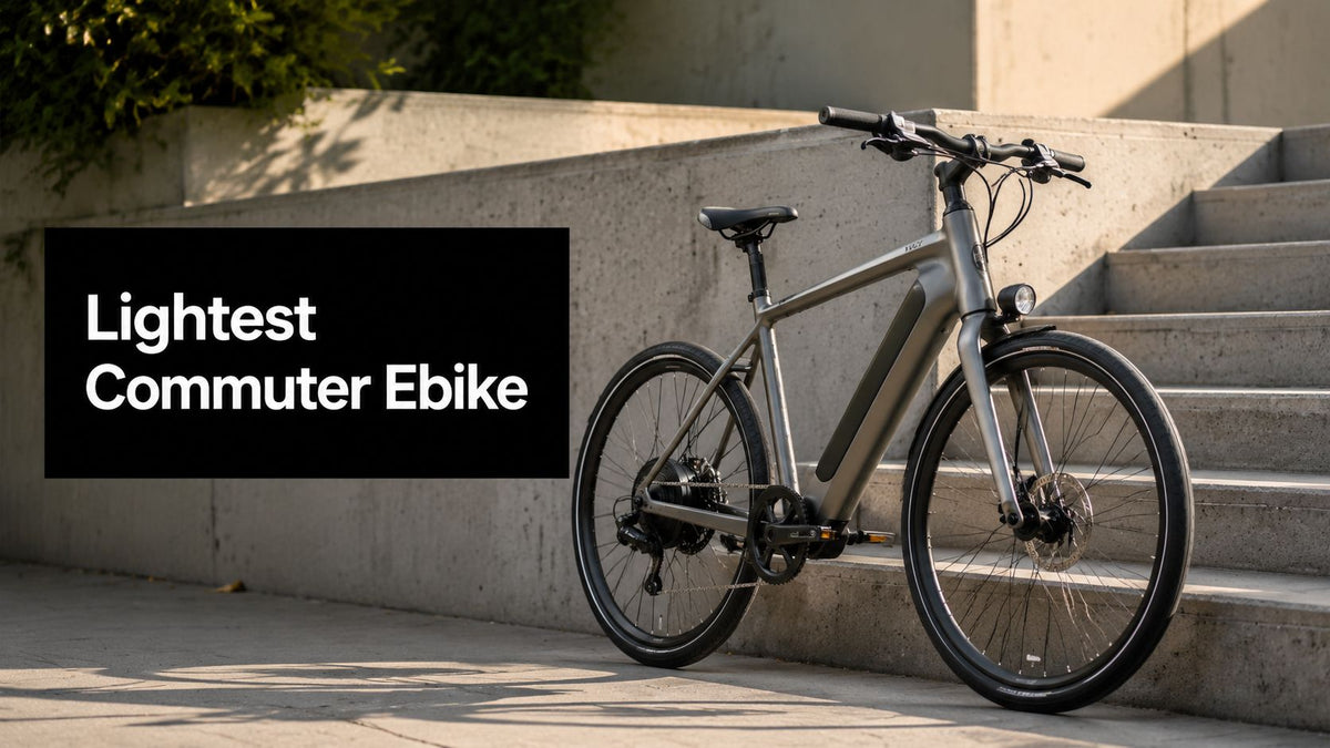 lightest electric bicycles XP Lite2 Arctic White Long-Range eBike and much more in four stellar color choices The Lightest Electric Bike: A