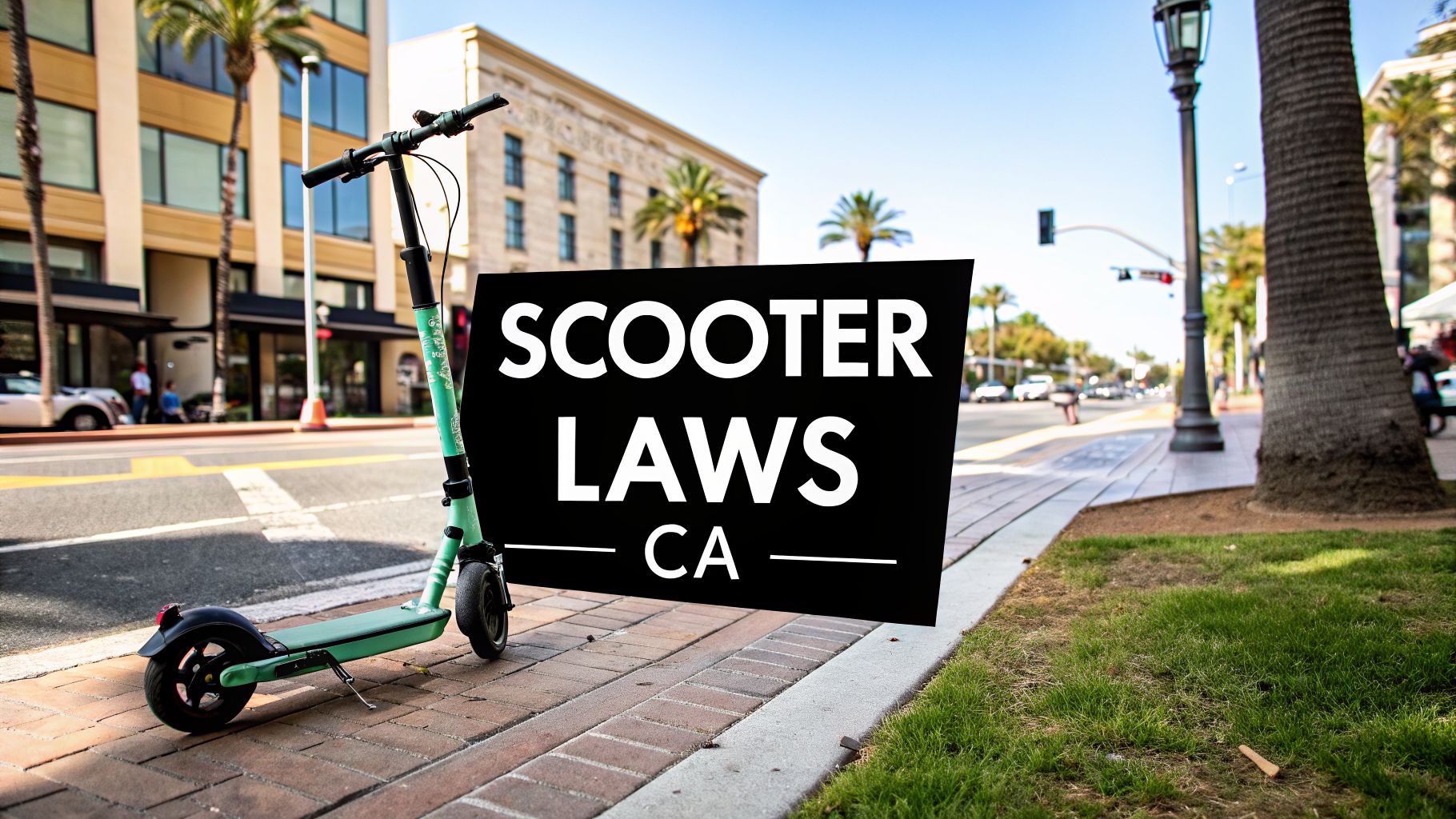 Scooter Laws In CA Your Essential 2026 Guide