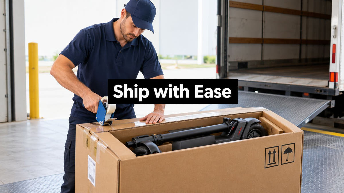 Shipping an Electric Scooter Without the Headache