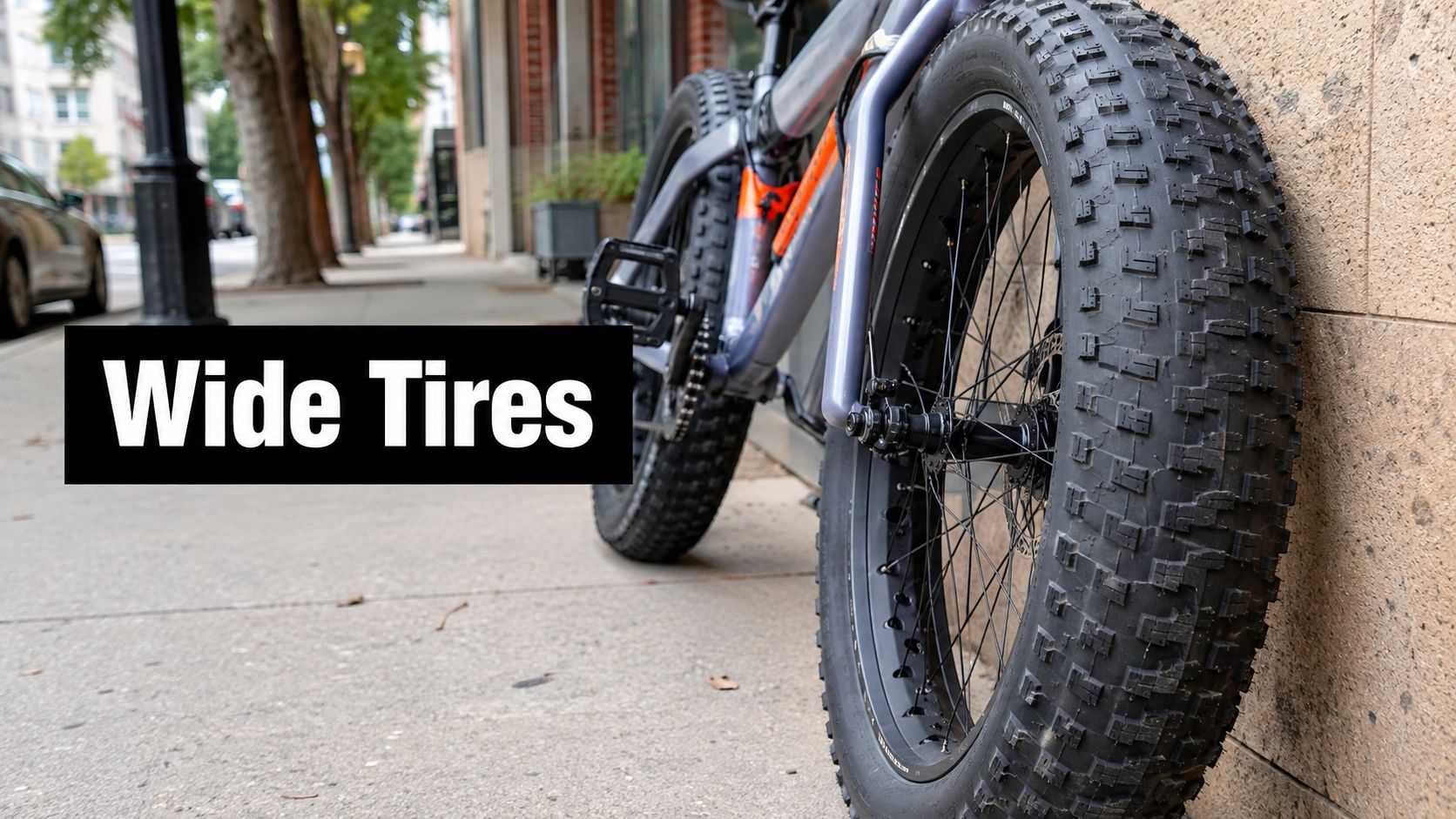 Wide Bicycle Tires for E-Bikes and Urban Commuting